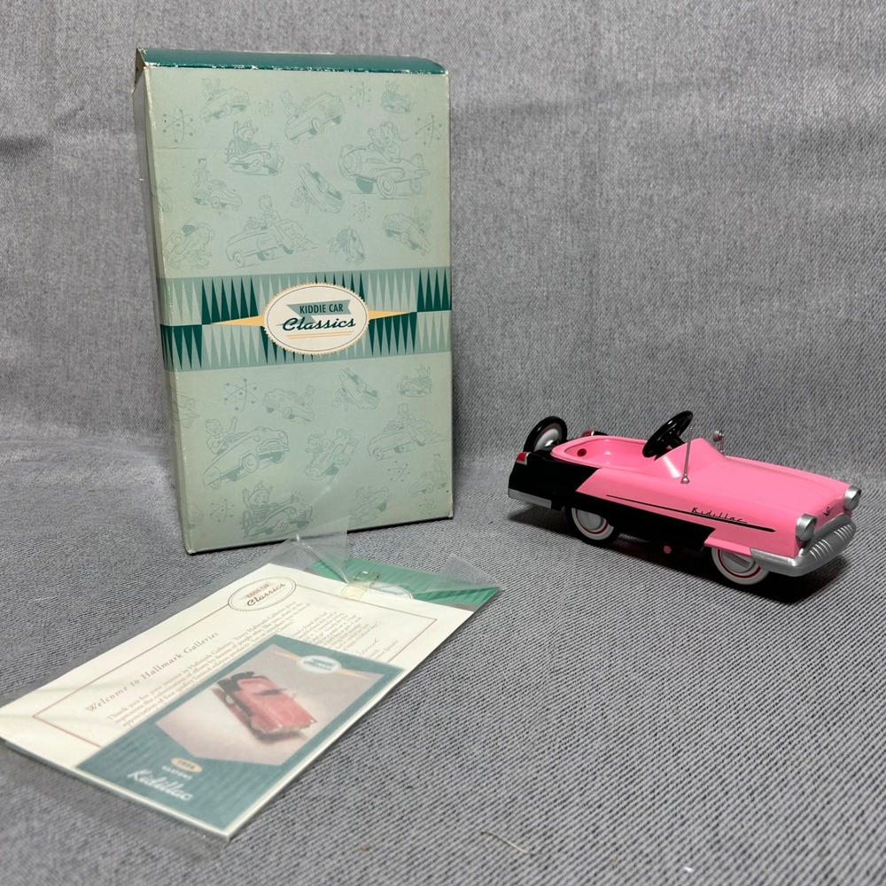 Hallmark Kiddie Car Classics 1956 Garton Kidillac Pink Black Diecast QHX9094